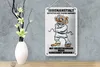 Blechschild Spruch 12x18cm Irrenanstalt Betreten eigene Produktbild-Vorschau 4