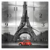 Tulup Glasuhr Wanduhr Küchenuhr Echt-Glas 30x30 cm Modern Produktbild-Vorschau 1
