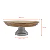 1.06 Mangue Assiette décorative sur pied en aluminium - Voir les images du produit 2