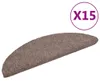 vidaXL Podložky na kroky Samolepiace 15 ks 56x17x3 cm Náhľad obrázku produktu 1