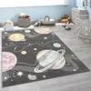 Kinderteppich Teppich Kinderzimmer Junge Mädchen Weltraum Produktbild-Vorschau 1