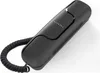 A black Alcatel landline phone handset is shown on a white background. Podgląd zdjęcia produktu