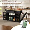 Flieks Mobile Kücheninsel mit klappbarer Arbeitsplatte, Produktbild-Vorschau 6