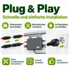 Balkonkraftwerk 2000W  Komplettset mit 4*500Wp Bifaziale Produktbild-Vorschau 5