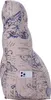 60cm de corps Coussin de tête de lit profilé en 100% coton, Voir les images du produit 3