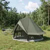 Tenda tipi vidaXL con tetto, verde oliva, 250 x 250 cm, in Anteprima dell’immagine prodotto 2