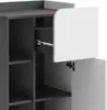 A close-up view of an open cabinet with a drawer extended and a door ajar, showcasing the interior and hardware. Náhled obrázku produktu