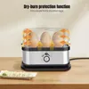 Eierkocher 1-6 Eier 400W Ei Kocher Dampfgarer 3 Härtegrade Produktbild-Vorschau 6