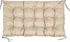 A beige tufted cushion is shown from a top-down perspective on a white background. Náhľad obrázku produktu