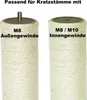 Two scratching posts with different thread types for attachment. Produktbild-Vorschau