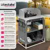 Kempingová kuchyňa Premium s 2 priehradkami skladacia 76 x Náhľad obrázku produktu 3