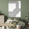 MuchoWow® Wandteppich Wandbehang Abstrakt - Schwarz - Weiß Produktbild-Vorschau 4