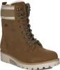 A single brown lace-up boot is shown against a white background. Produktbild-Vorschau