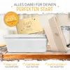 KRUSTENZAUBER Emaille Brotbackfrom mit Deckel inkl. Gärkorb Produktbild-Vorschau 3