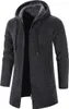 ASKSA Herren Strickjacke mit Kapuze Lang Gestrickt Cardigan Produktbild-Vorschau 2