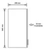 Glashängeschrank 40 cm Stilo Weiß Küchenzeile Küchenblock Produktbild-Vorschau 5