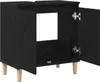 Möbel Waschbeckenunterschrank Schwarz Eiche 58x33x60 cm Produktbild-Vorschau 5