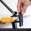 R2B Tablet- en Telefoonhouder voor Bureau – Verstelbare Arm Productafbeelding-voorbeeld 7