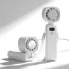 Kühlung Mini Hand Ventilator 5000mAh Akku Aufladbar Lüfter Produktbild-Vorschau 2