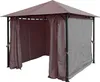 4 Seitenteile für Pavillon Paris 3x3m Seitenwand Taupe Produktbild-Vorschau 6