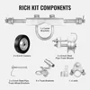 Schuifpoortset. 6-inch schuifrollen voor aansluitrails. Productafbeelding-voorbeeld 5