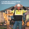 Wiltec Sac à outils XL – 44 x 22 x 25 cm – en PE – avec Voir les images du produit 2
