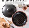 Römertopf Brottopf Rund Ø 30cm - Brotkasten Schwarz aus Produktbild-Vorschau 7