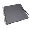 Album 30 x 30 cm nero, 40 fogli in carta kraft nera, album Anteprima dell’immagine prodotto 4