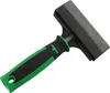 A glass scraper with a black and green handle is shown against a white background. Produktbild-Vorschau