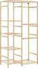 vidaXL Věšák na oblečení s policemi 100x50x184,5 cm Náhled obrázku produktu 4