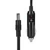 A close-up shot of a car cigarette lighter power plug adapter cable and its connector. Voir les images du produit