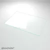 A clear glass sheet with rounded corners on a light gray and white gradient background. Produktbild-Vorschau