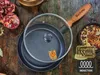 Gusseisenpfanne Ø26 cm mit Holzgriff & Glasdeckel Produktbild-Vorschau 4
