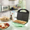 Bestron ASW401, 2 wafle/waflí, Štvorec, Tyrkysová, 700 W, Náhľad obrázku produktu 3