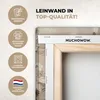 MuchoWow® - Leinwandbilder - Blumen - Modern - Beige - Weiß Produktbild-Vorschau 3
