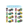 T-RACERS Glow Race Series Car a Pilot Collectibles Autá Náhľad obrázku produktu 5