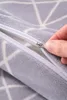Dormisette Biber biancheria da letto 2 pezzi grigio argento Anteprima dell’immagine prodotto 11