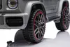 Mercedes G63 AMG Cabrio Kinder-Elektroauto 12V Grau Produktbild-Vorschau 2