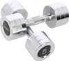 Chromované činky HMS CHD05 2 x 5 kg Náhled obrázku produktu 1