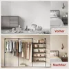WOLTU Kleiderstange Wandmontage, Kleiderständer mit 5 Produktbild-Vorschau 8