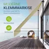 Juskys Klemmmarkise Kapstadt 350x120 cm - Höhenverstellbar, Produktbild-Vorschau 2
