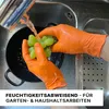 Arbeitshandschuhe aus dickem orangefarbenem Nitril mit Produktbild-Vorschau 12