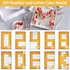 Bakvorm Letters Cijfers - Verstelbare Cakevorm - Creatief Productafbeelding-voorbeeld 4