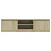 Mobile TV rovere Sonoma 140x40x35,5 cm Materiale a base di Anteprima dell’immagine prodotto 14