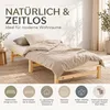 Homestyle4u Holzbett 90x200 mit Lattenrost Palettenbett Produktbild-Vorschau 8