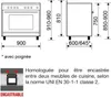 Glem Piano De Cuisson Mixte Ge960cvbk2 - Glem Voir les images du produit 3