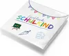 itenga 20x Serviette Schulanfang Endlich Schulkind weiß / Produktbild-Vorschau 1