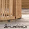 Outsunny Beistelltisch aus Polyrattan Kaffeetisch mit Produktbild-Vorschau 7