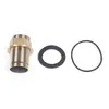 A brass fitting with two rubber seals on a white background. Produktbild-Vorschau