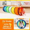 2er Set 180x45x45cm Regenbogen Kriechtunnel, Krabbeltunnel Produktbild-Vorschau 4